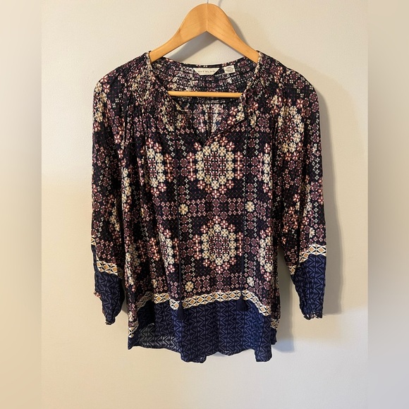 Anthropologie Thylo Kay Embroidered Blouse Small - Picture 4 of 11